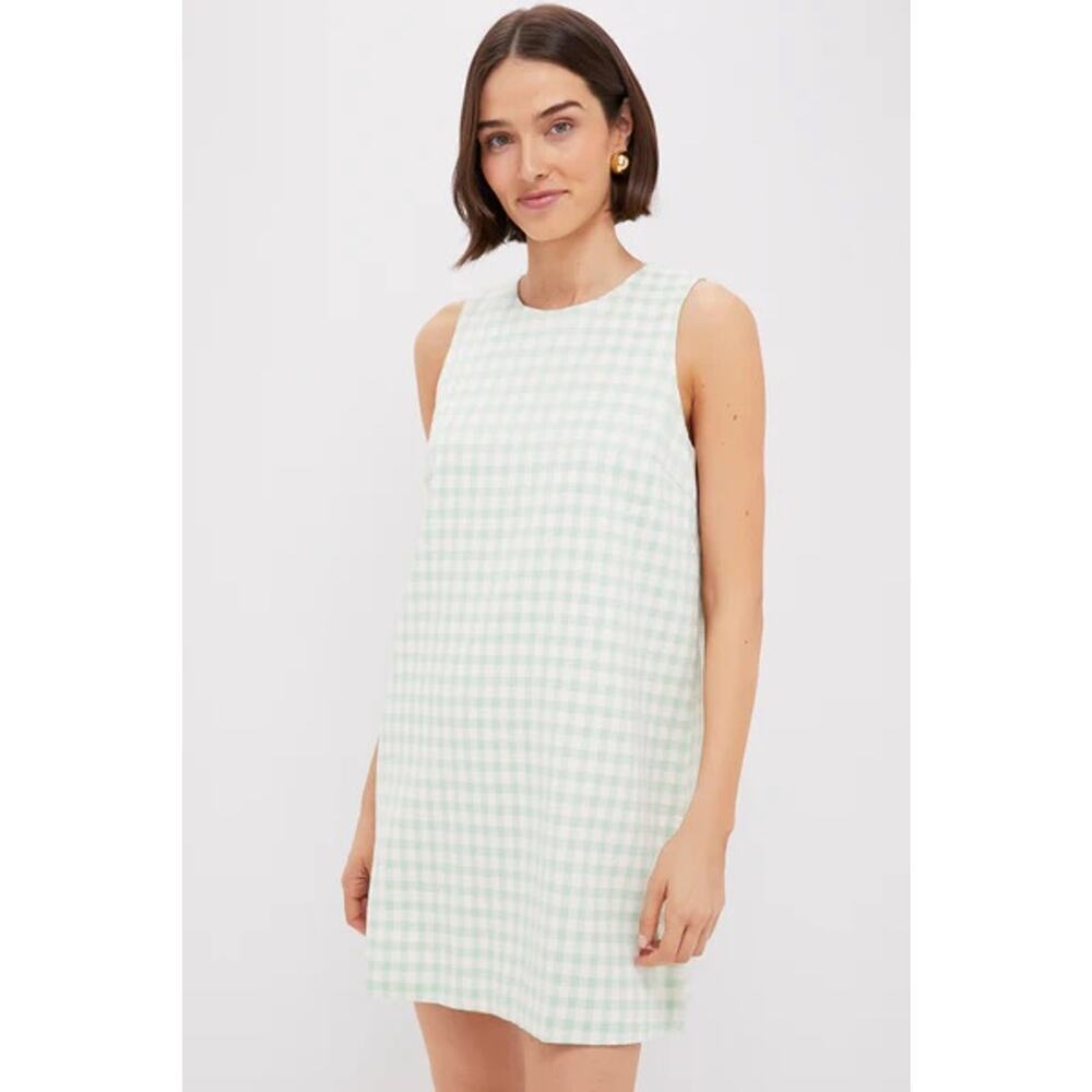 TUCKERNUCK Julep Gingham Sconset Dress Size XXS NWT Retail $198 Tuckernuck